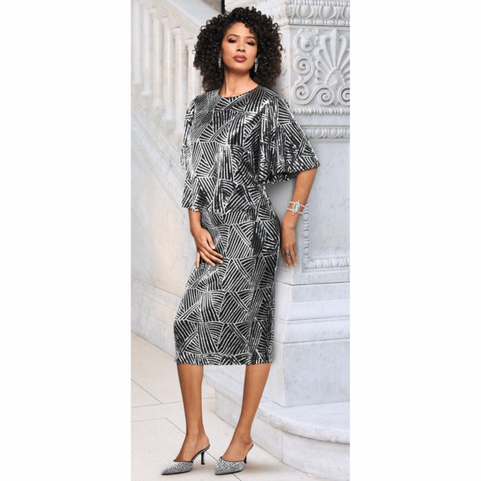 Azalea Wang Camellian Rhinestone Mule with Memory Foam and 2.75" Heel for Women, , large