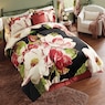 Magnolia Velvet Comforter Set, Accent Pillow and Window Treatments, , large