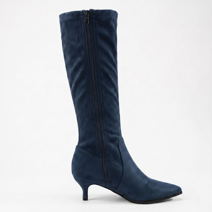 Amanda D'laurie Tall Faux-Suede Stretch Boot for Women, , large
