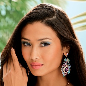 Crystal Swirl Earring, , large