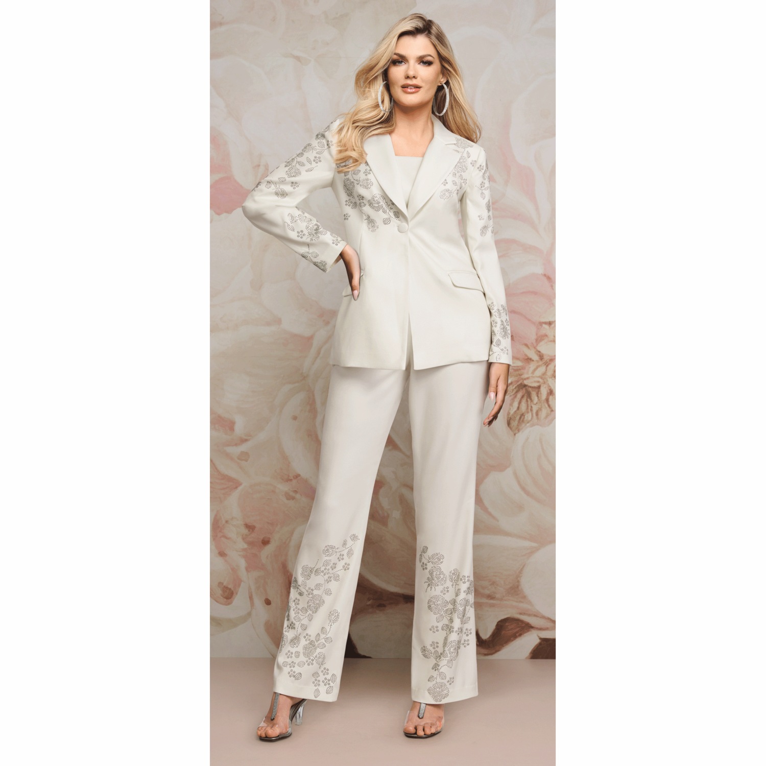 La Rose Pant Suit | Midnight Velvet