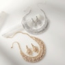Crystal Layered Necklace & Earring Set, , large