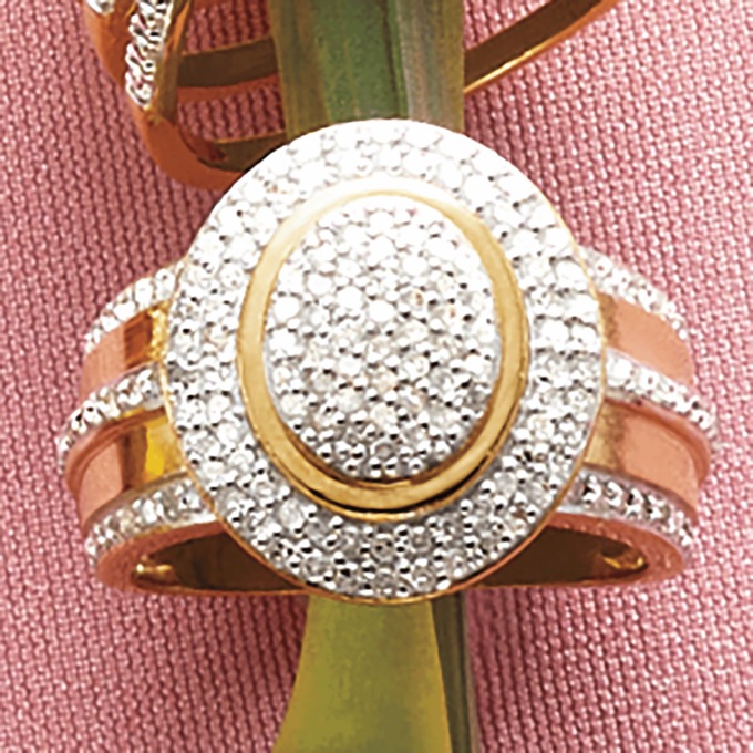 Diamond 1.0 CTTW Oval Ring, , large