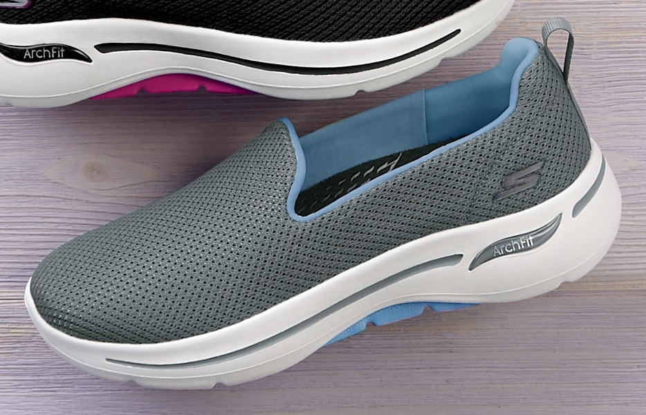 skechers velvet slip on