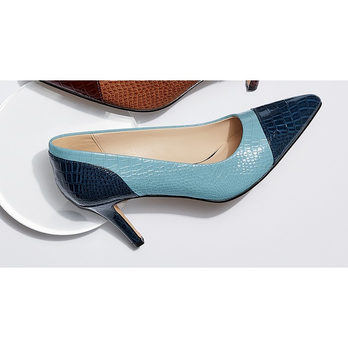 Two-Tone Croco Pump, , large