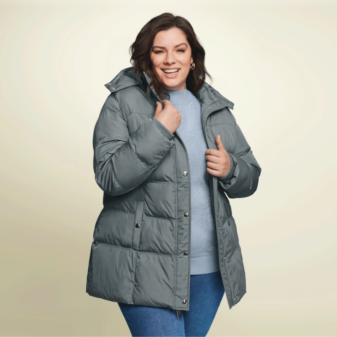 Insulated Puffer Jacket, , large