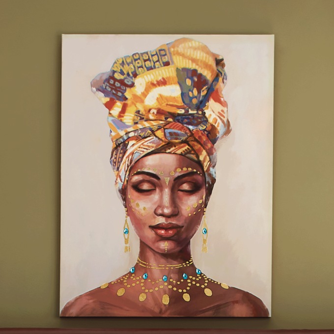 Jeweled Queen Wall Art, , large