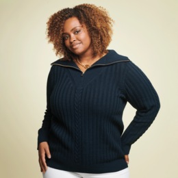 Nikki 1/4-Zip Sweater, , large