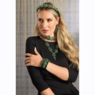 Green Crystal Headband, , large