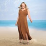 V-Neck Tank Maxi Dress, , large