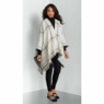 Houndstooth Reversible Wrap, , large