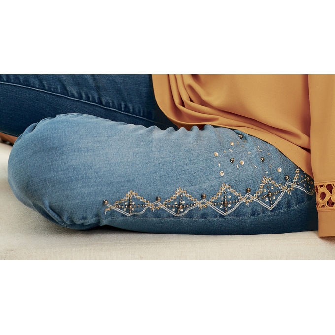 Adore Embellished Jean, , large