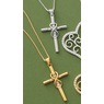 Diamond Cross Eternity Pendant, , large