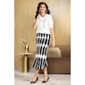 Blake Rhinestone-Bow High-Low Tunic and Ryan Reversible Knit Skirt, , large