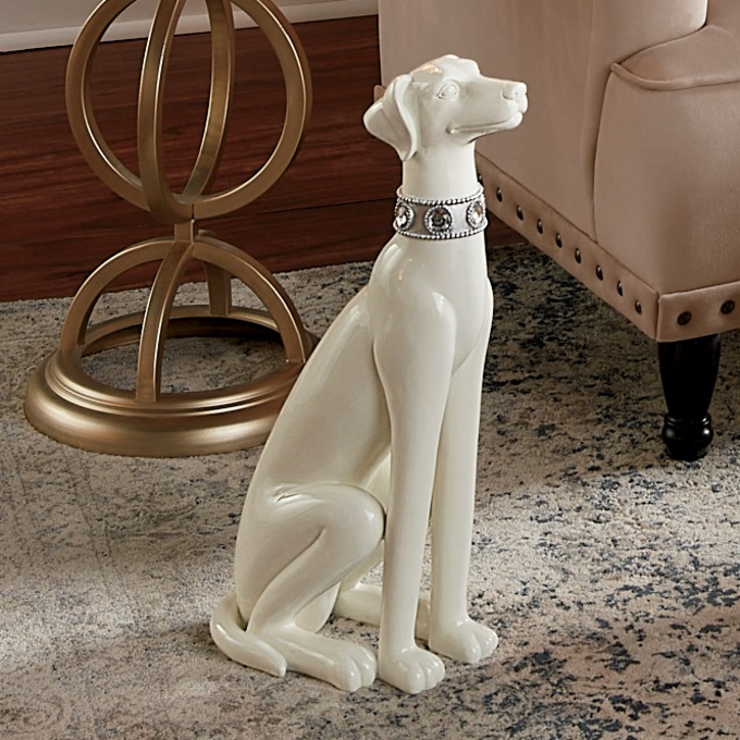 Beatrice Boutique Dog Statue, , large
