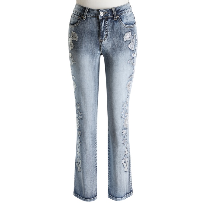 Shannon Embellished Jean, , large