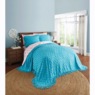 Chenille Dot Sham, Blue, large