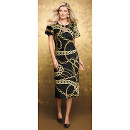Suraya Global Sheath Dress, , large
