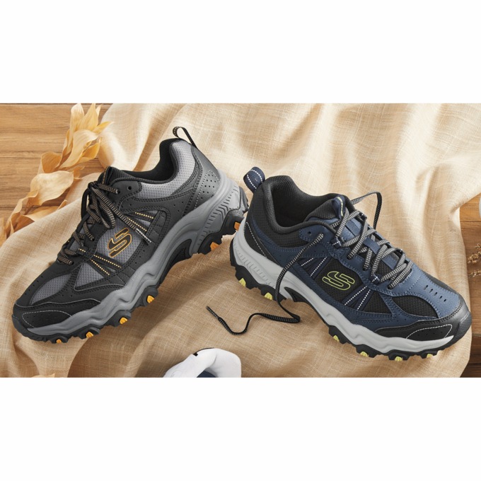 Skechers Men's Stamina at Upper Stitch Lace-Up, , large
