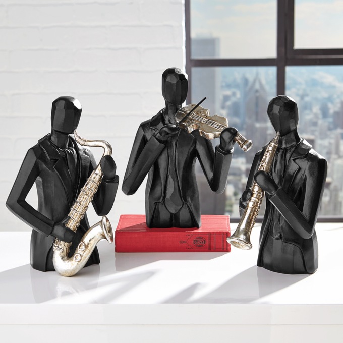 Jazz Trio Figurines, , large