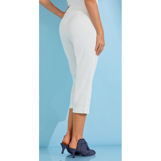 Button-Leg Capri, , large