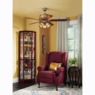 Lighted Corner Curio Display Cabinet with Glass Shelves, , large