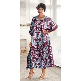 Alluring Caftan, Burgundy, large