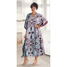 Alluring Long Caftan with V-Neck, , large