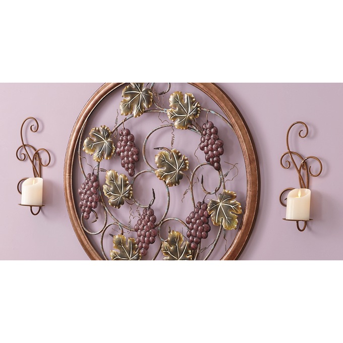 Set Of 2 Suma Scroll Wall Sconces, , large