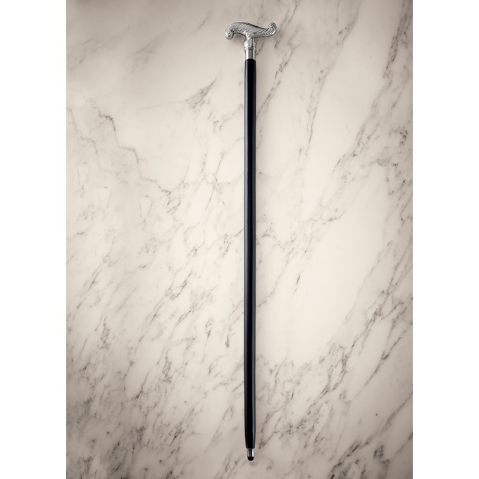 Scroll Cane Midnight Velvet
