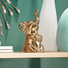 Happy Little Elephant Figurine, , large