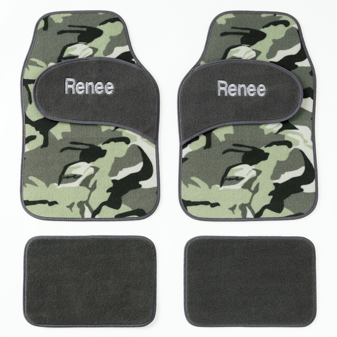 4-Piece Personalized Car Mat Set, , large