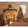 Pre-Lit Christmas Tree, Wreath & Garland Set, 3 Pieces, , large