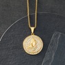 Majesty Men's Praying Hands Medallion Pendant, , large
