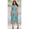 Faux-Wrap Maxi Dress, , large
