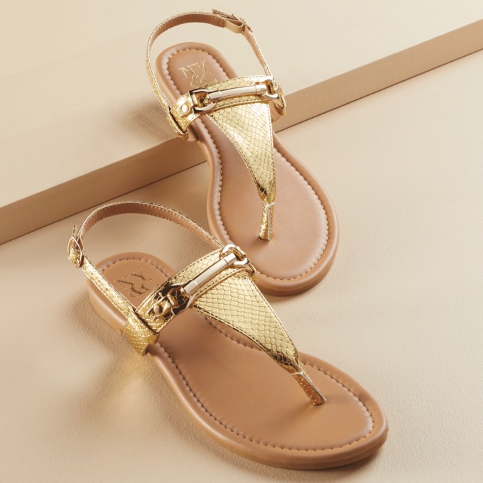 NY & CO Bit-Strap Sandal, , large