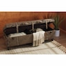 Lee Buckle Storage Bench, Brown, large