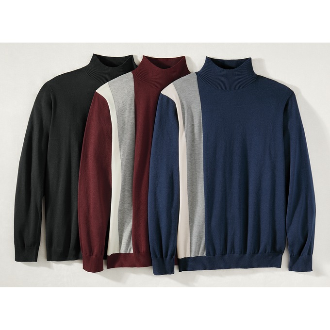 Mock Neck Sweater, , large