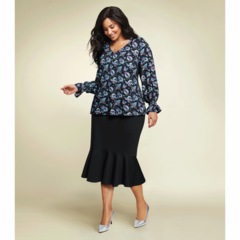 Alazane Flounce Skirt, , large