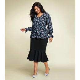 Alazane Flounce Skirt, , large