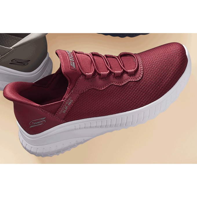 BOBS Women s Slip Ins Sport Squad by Skechers