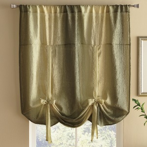 Ombre Semi-Sheer Tie-up Shade, , large