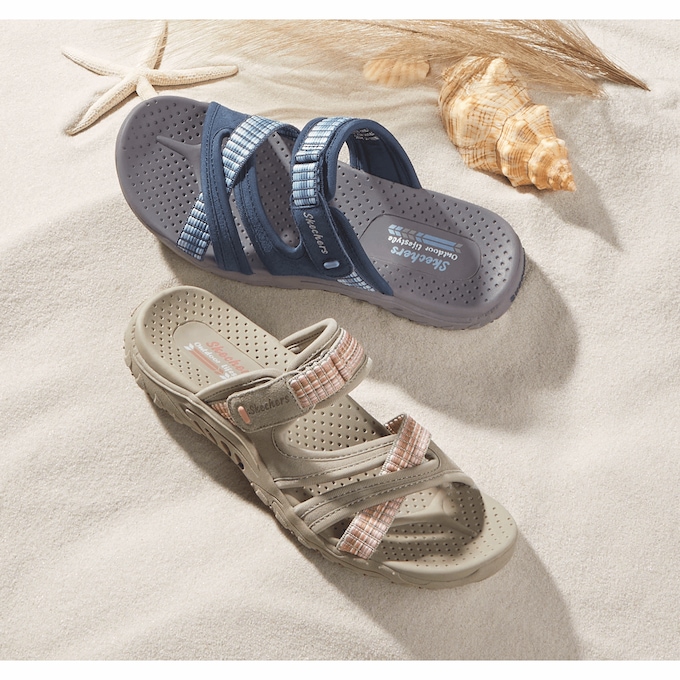 Skechers Women's Reggae Color Full Slide, , large