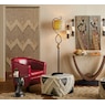 Chevron Beaded Room Screen, , large