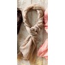 Faux-Pearl Scarf, , large