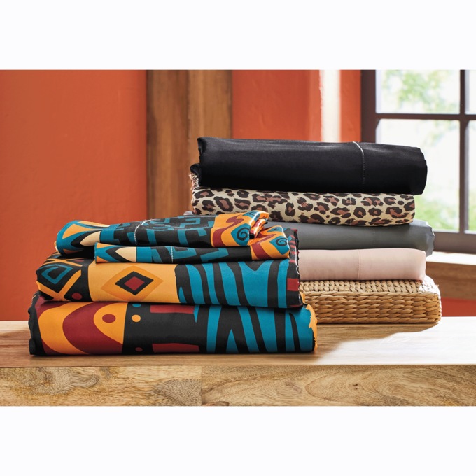 Sleek Satin Sheet Set, , large