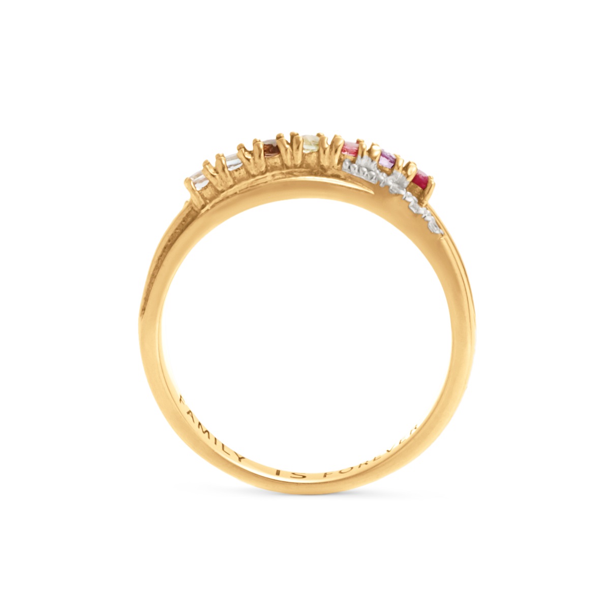 Birthstone/Family Crossover Ring, , large