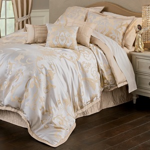 Hampton 7-Piece Jacquard Bed Set, , large
