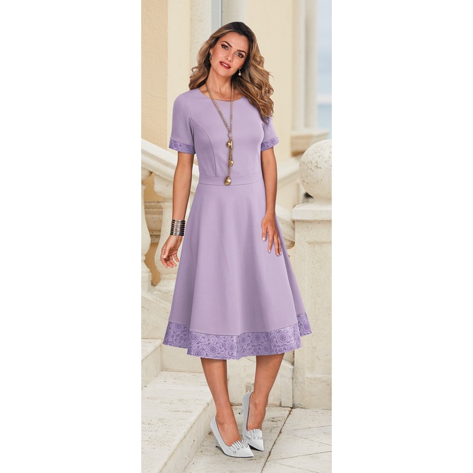 Beryl Fit-and-Flare Dress, , large
