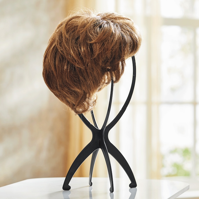 Wig Stand, Black, large